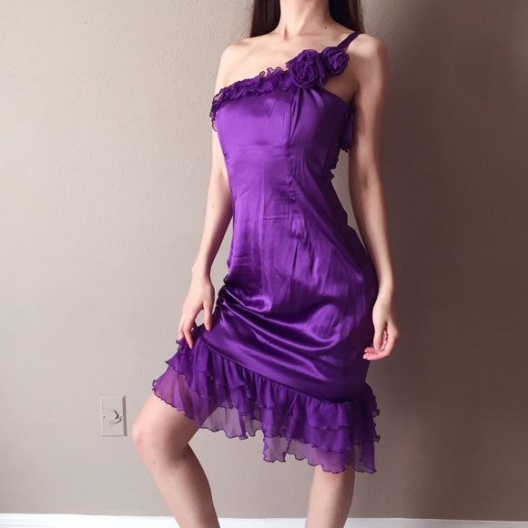 betsey johnson purple dress